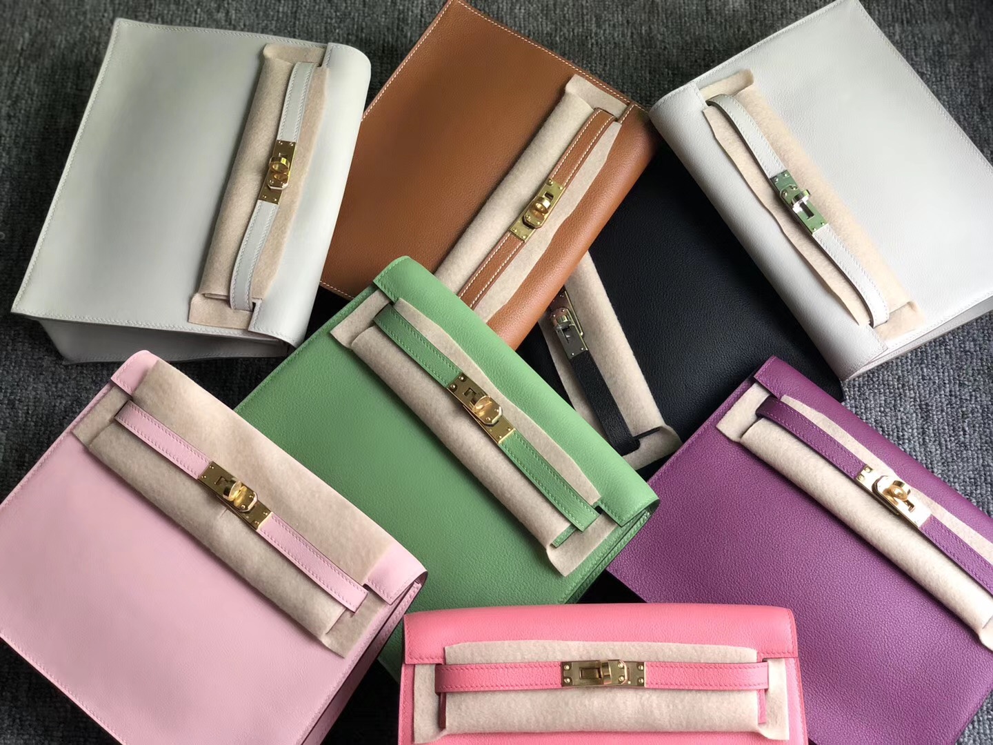 臺灣臺北市 Hermes Kelly Danse Evercolor 3Q Rose Sakura 新粉色