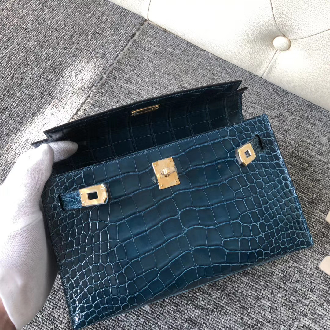 Hermes MiniKelly Pochette W0 Vert Bosphore 博斯普魯斯綠 伊斯坦堡海峽綠