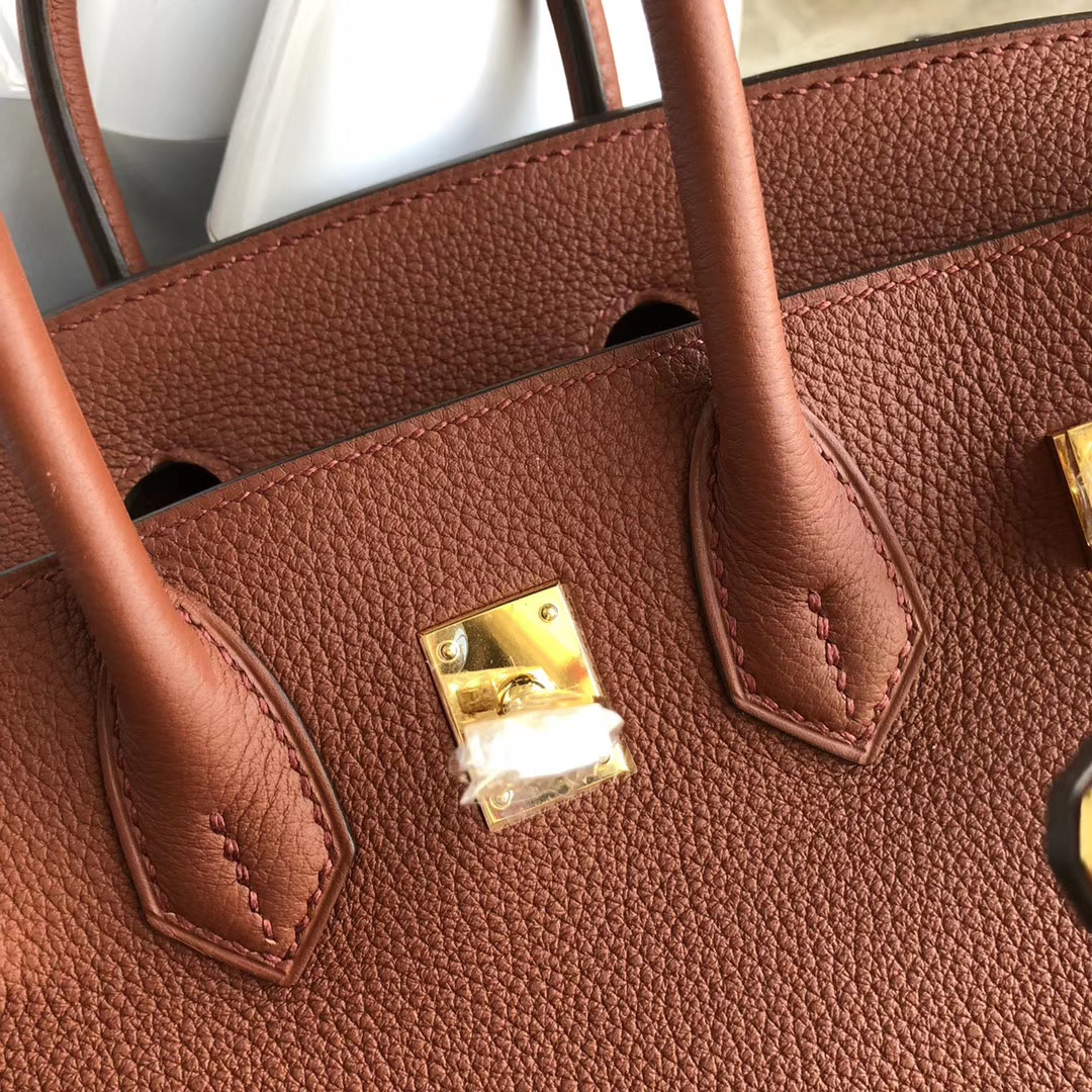 香港九龍城區 葵青區 愛馬仕鉑金包 Hermes Birkin 25cm Togo 6C 古銅色 Cuivre