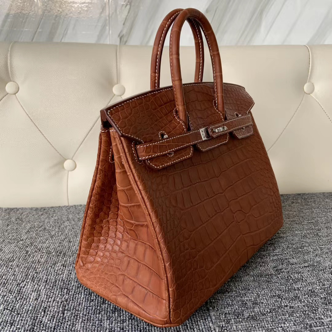 香港深水埗區 愛馬仕鉑金包價格 Hermes Birkin 25cm 霧面美洲鱷魚 馬鞍皮鱷魚