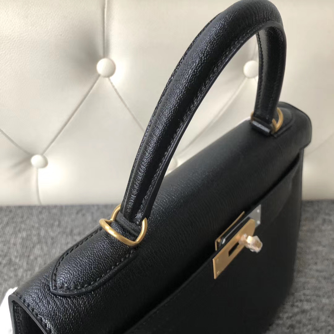 香港東區 南區 愛馬仕 Hermes Kelly 28cm Chevre 山羊皮 CK89 黑色 Black