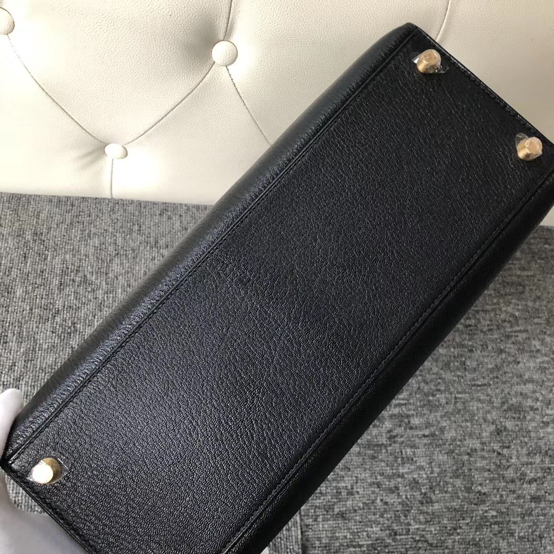 香港東區 南區 愛馬仕 Hermes Kelly 28cm Chevre 山羊皮 CK89 黑色 Black