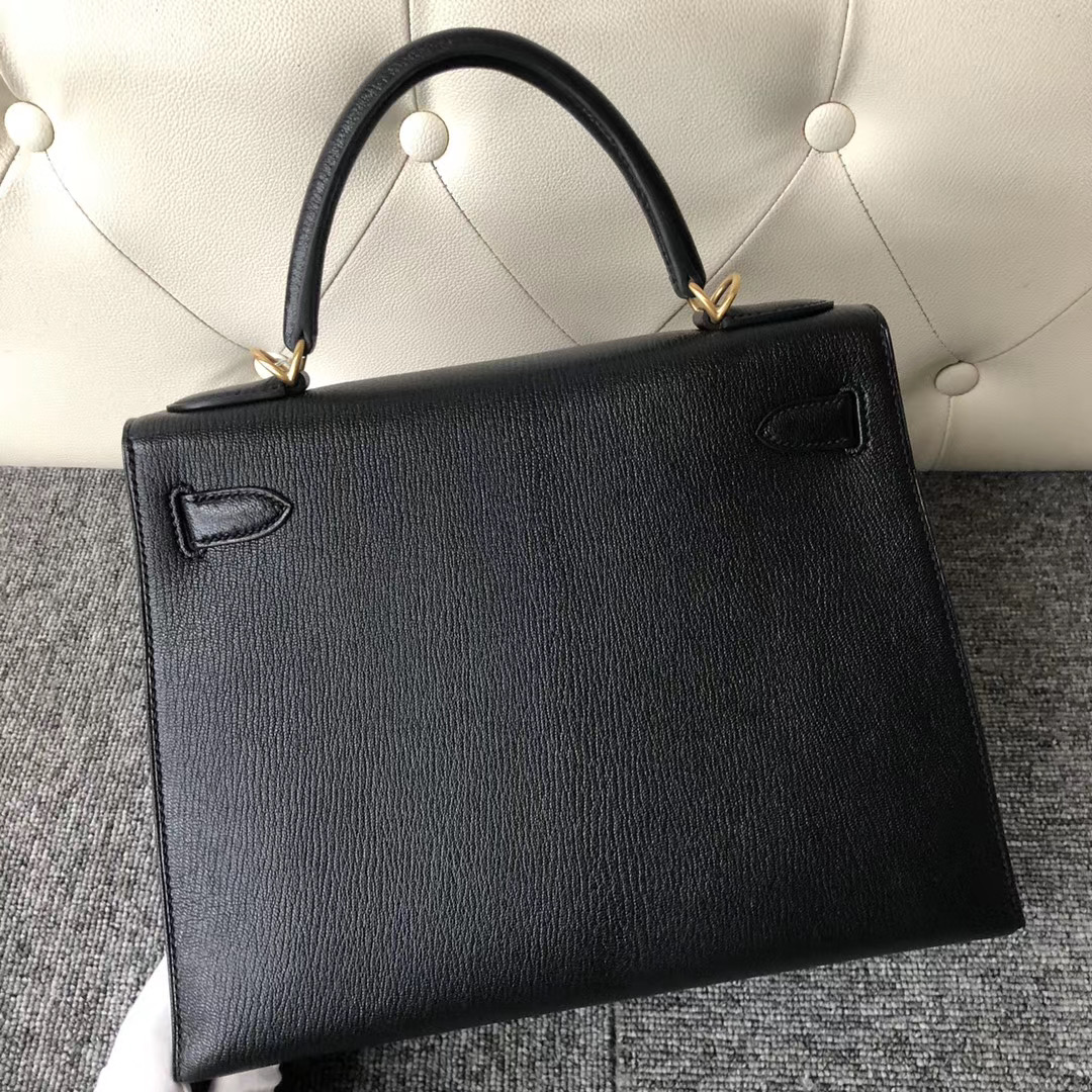 香港東區 南區 愛馬仕 Hermes Kelly 28cm Chevre 山羊皮 CK89 黑色 Black