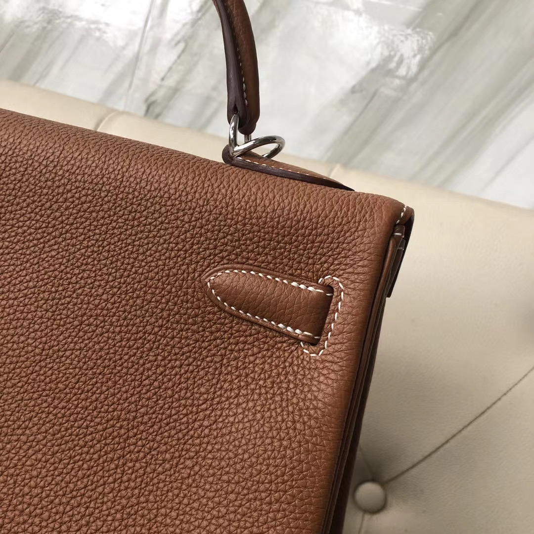 臺灣桃園市愛馬仕凱莉包 Hermes Kelly 32cm togo ck37 gold 金棕色