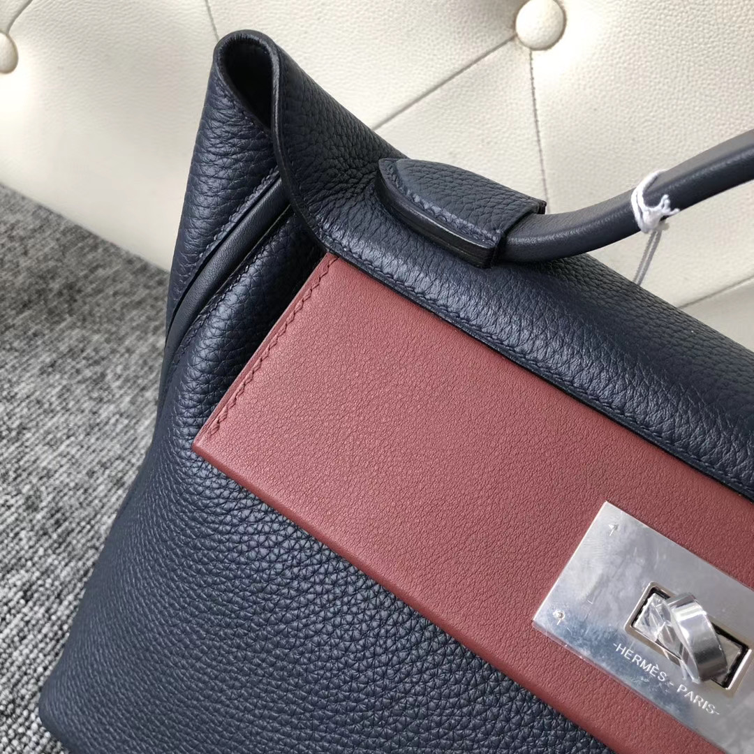 臺中市Hermes Kelly 24/24 29 bag 2Z午夜藍/CK55愛馬仕紅/9D琥珀黃