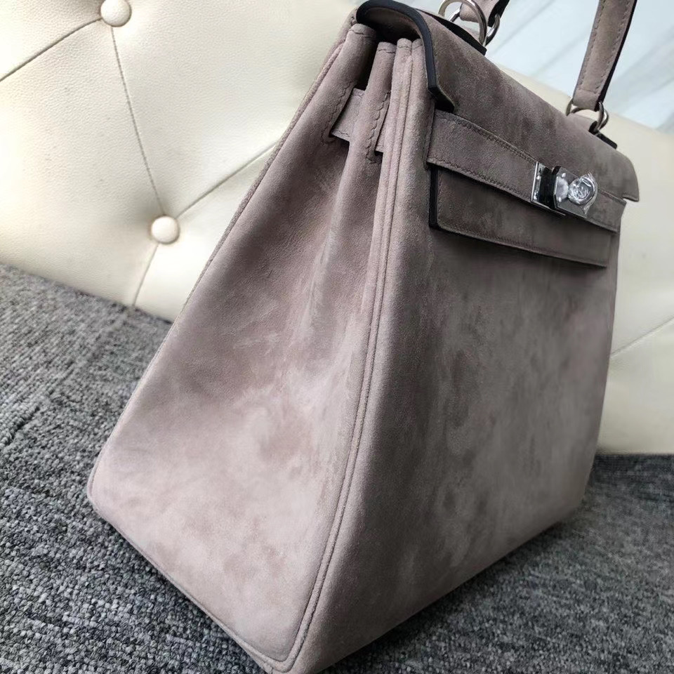 香港東區愛馬仕凱莉包價格 Hermes Kelly 28cm Sellier 麂皮 M8 gris asphalte