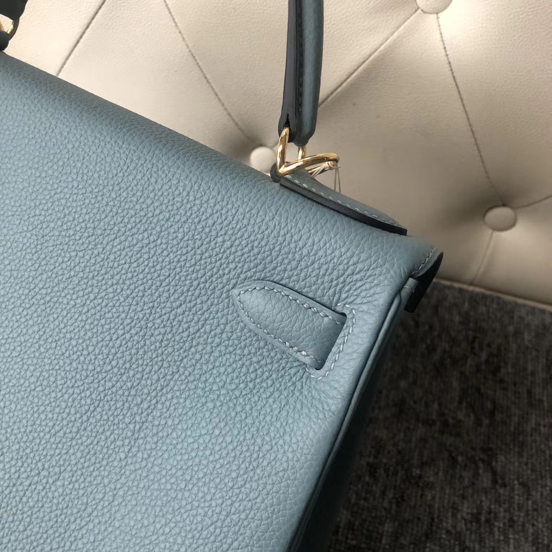 愛馬仕 香港荃灣區 Hermes kelly 28cm Togo 7G Ciel 天青色