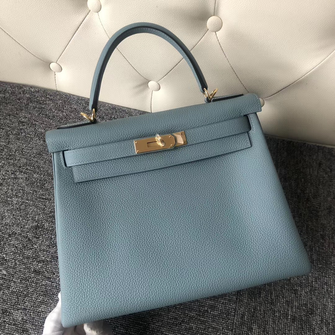 愛馬仕 香港荃灣區 Hermes kelly 28cm Togo 7G Ciel 天青色