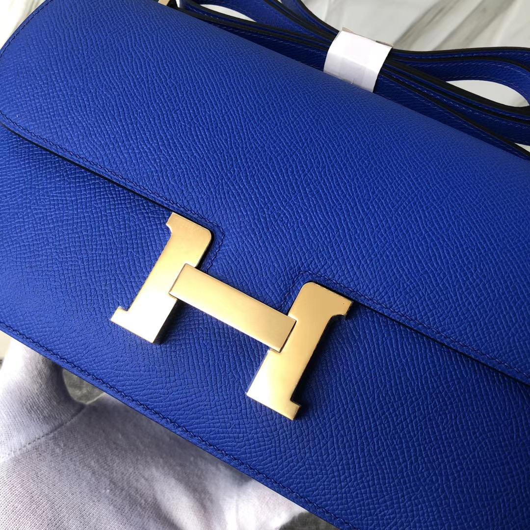 香港觀塘區 Hermes Constance Elan 26cm Epsom 7T 電光藍 Blue Electric