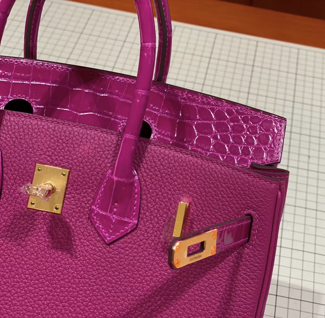 香港葵青區 Hermes Birkin 25cm Touch J5天方夜譚粉紫 rose sheheraradez