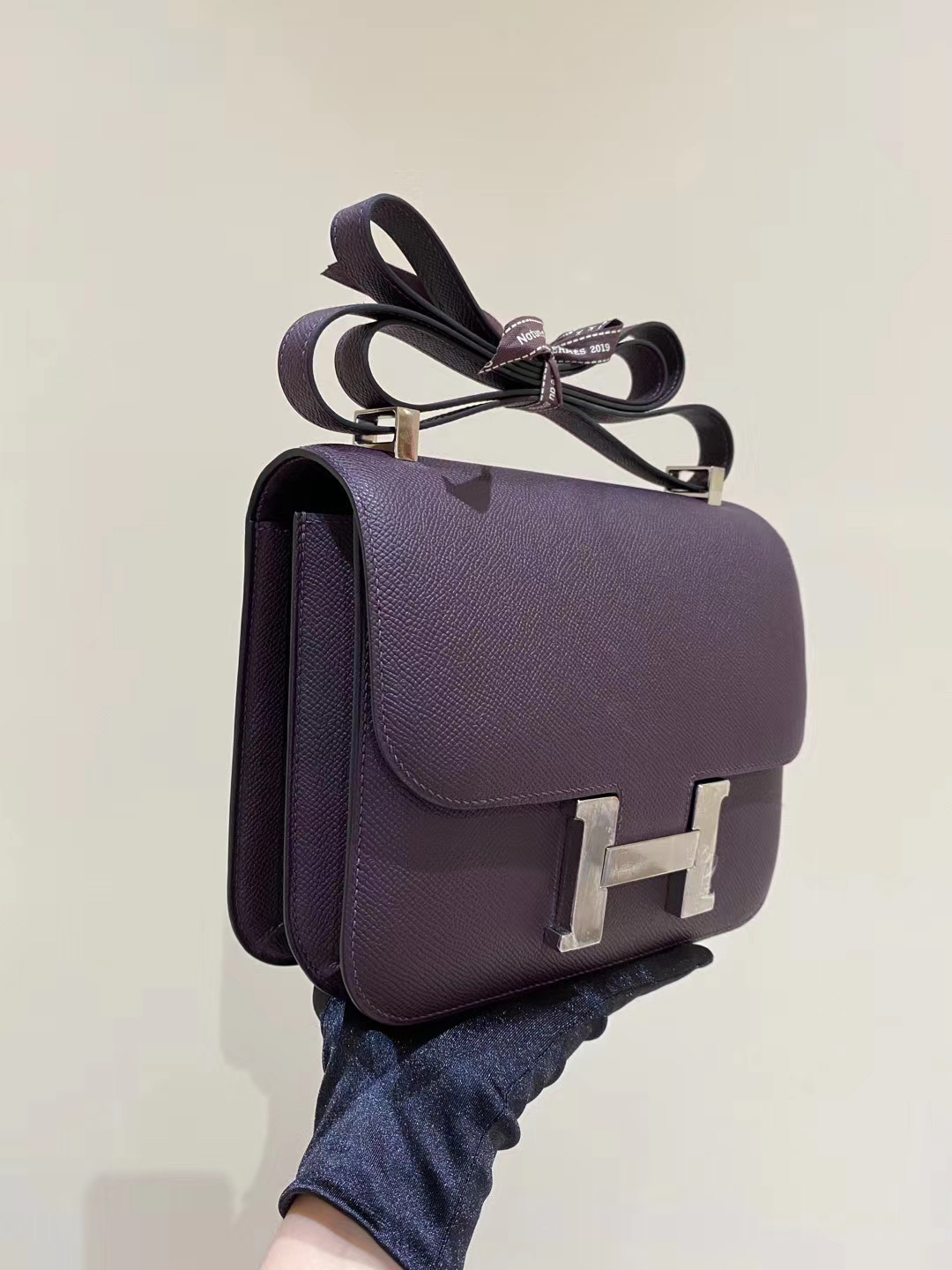 香港灣仔區愛馬仕康康空姐包 Hermes Constance 24cm 59 葡萄紫 Raisin