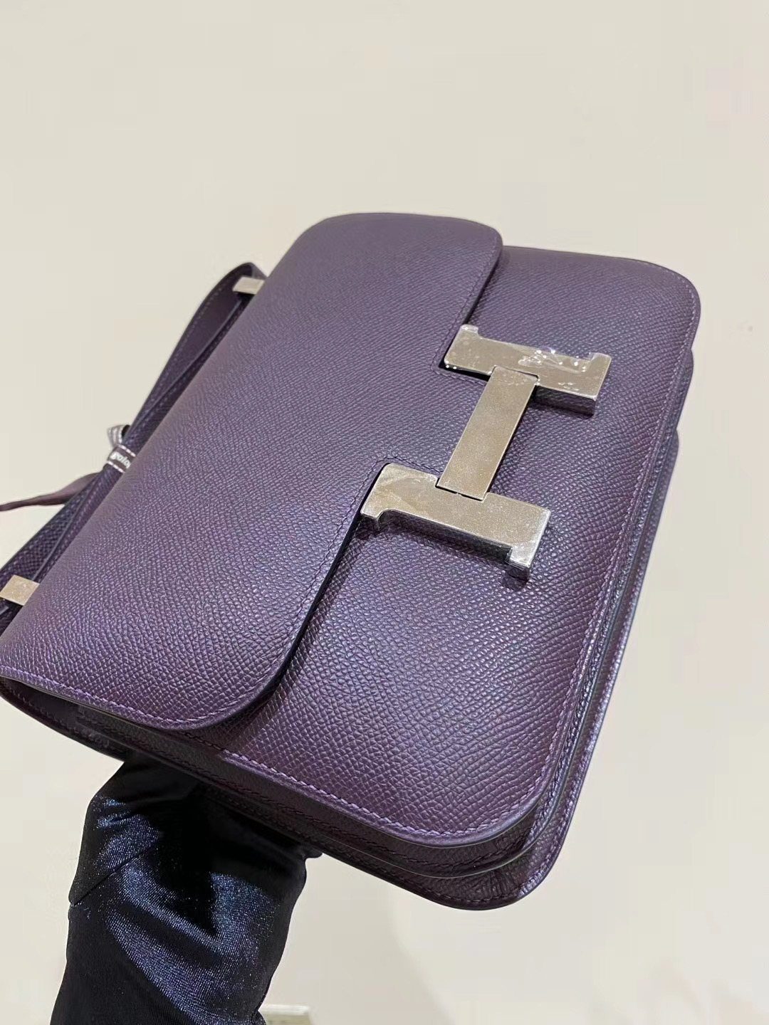 香港灣仔區愛馬仕康康空姐包 Hermes Constance 24cm 59 葡萄紫 Raisin