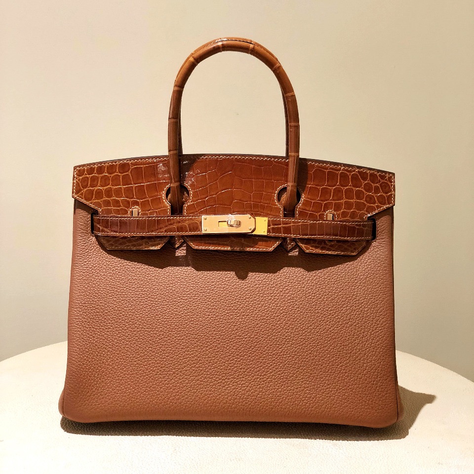 香港葵青區愛馬仕鉑金包 Hermes Birkin 30cm Touch ck37 gold CC31蜜糖棕