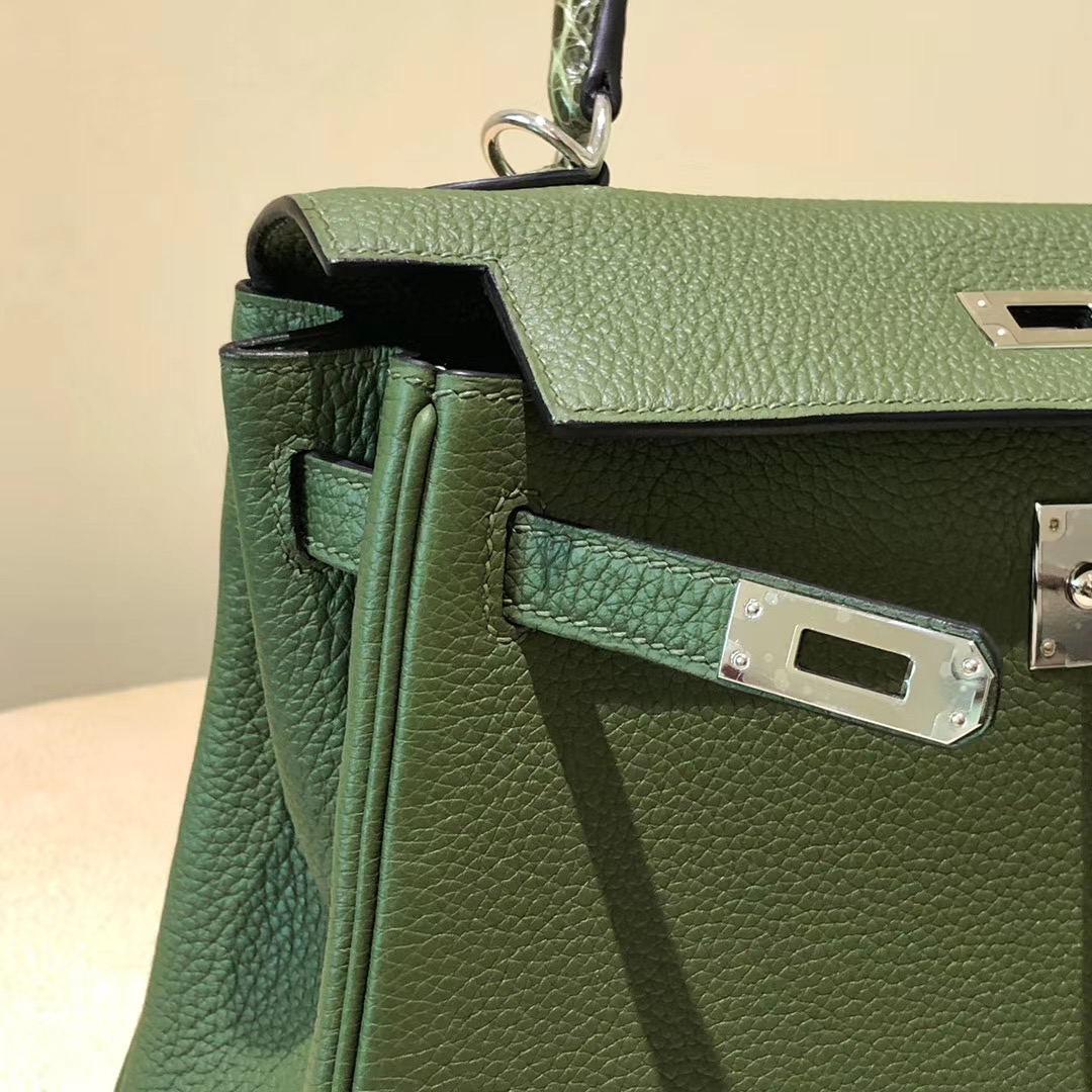 Hermes kelly 25cm Touch V6叢林綠 Canopee/ CK61 Vert Olive 橄欖綠