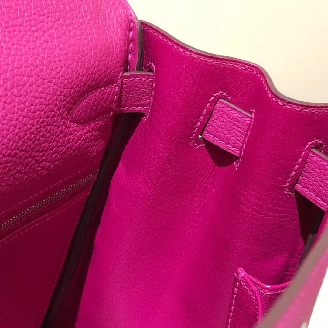 Hermes kelly 28cm Touch L3 Rose Purple 拼 J5 Rose Sheheraradez