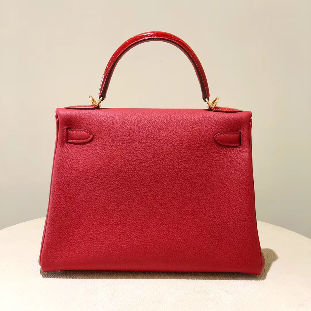 香港深水埗區愛馬仕凱莉包 Hermes kelly 28cm Touch Q5 國旗紅 Rouge casaque