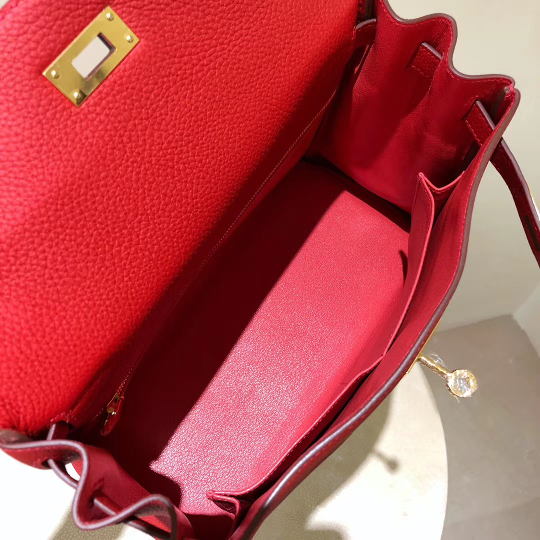 香港深水埗區愛馬仕凱莉包 Hermes kelly 28cm Touch Q5 國旗紅 Rouge casaque