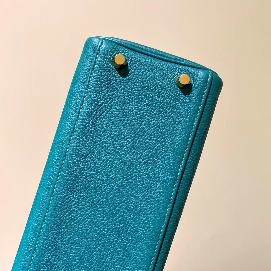 香港東區愛馬仕凱莉包包 Hermes Kelly Togo 25cm CCZ6 孔雀綠 Malachite