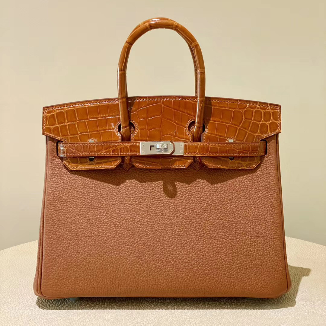 Hermes Birkin 25cm Touch ck37金棕色 gold / CC31蜜糖棕