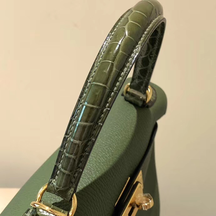 Hermes kelly 28cm Touch V6叢林綠 Canopee CK61 Vert Olive 橄欖綠