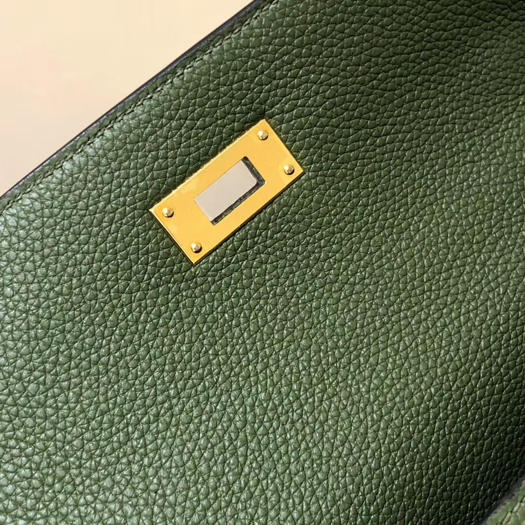 Hermes kelly 28cm Touch V6叢林綠 Canopee CK61 Vert Olive 橄欖綠