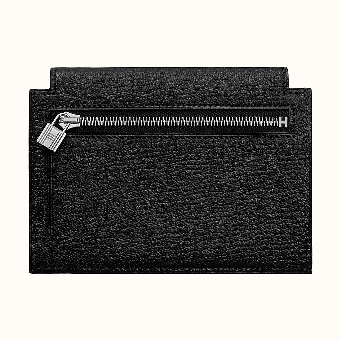 香港南區淺水灣 深水灣 Hermes Kelly Pocket Compact wallet CK89 Noir