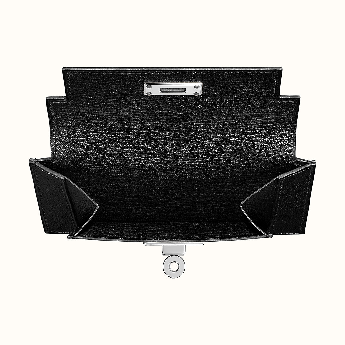 香港南區淺水灣 深水灣 Hermes Kelly Pocket Compact wallet CK89 Noir