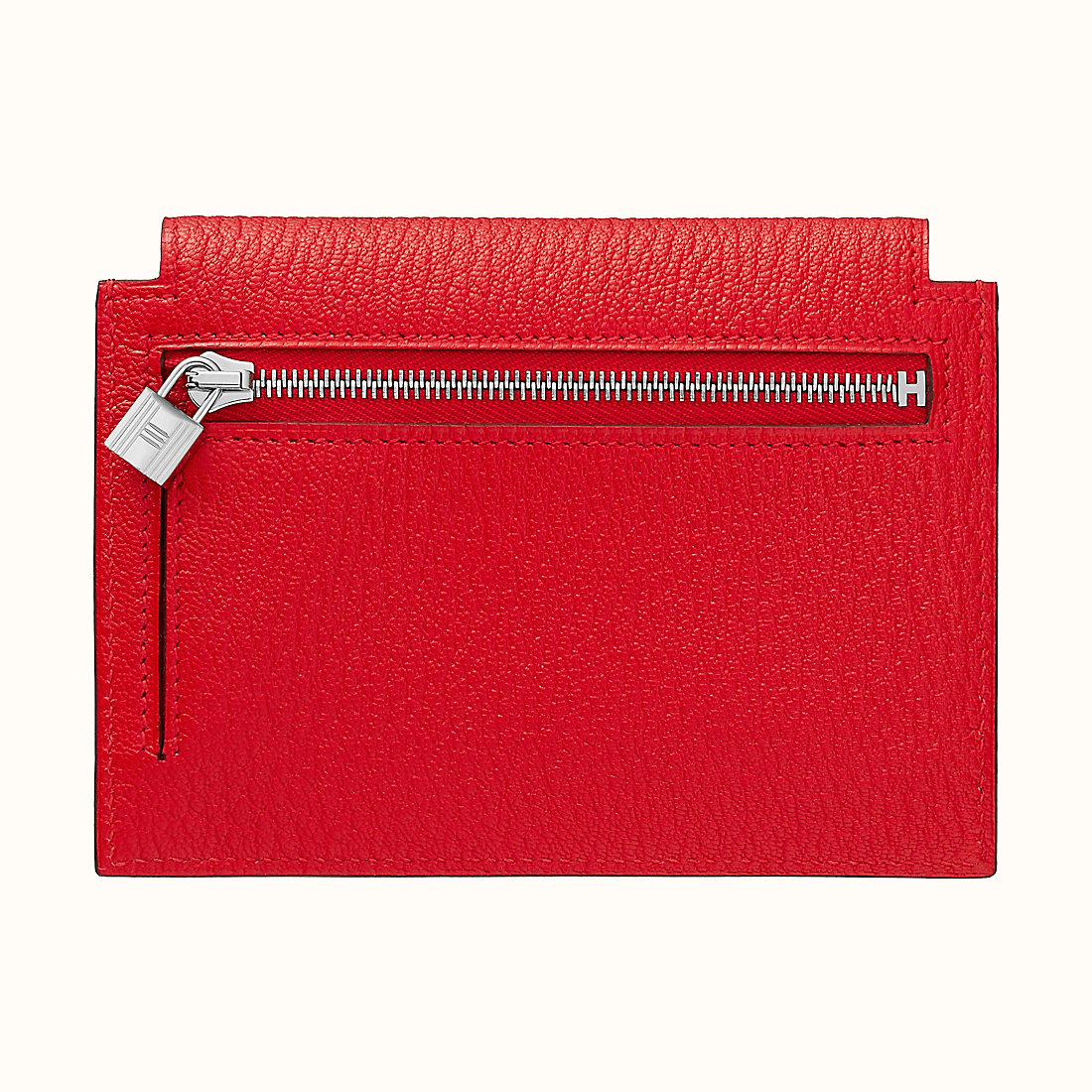 Hong Kong Hermes Kelly Pocket Compact wallet CKS3 Rouge De Cœur