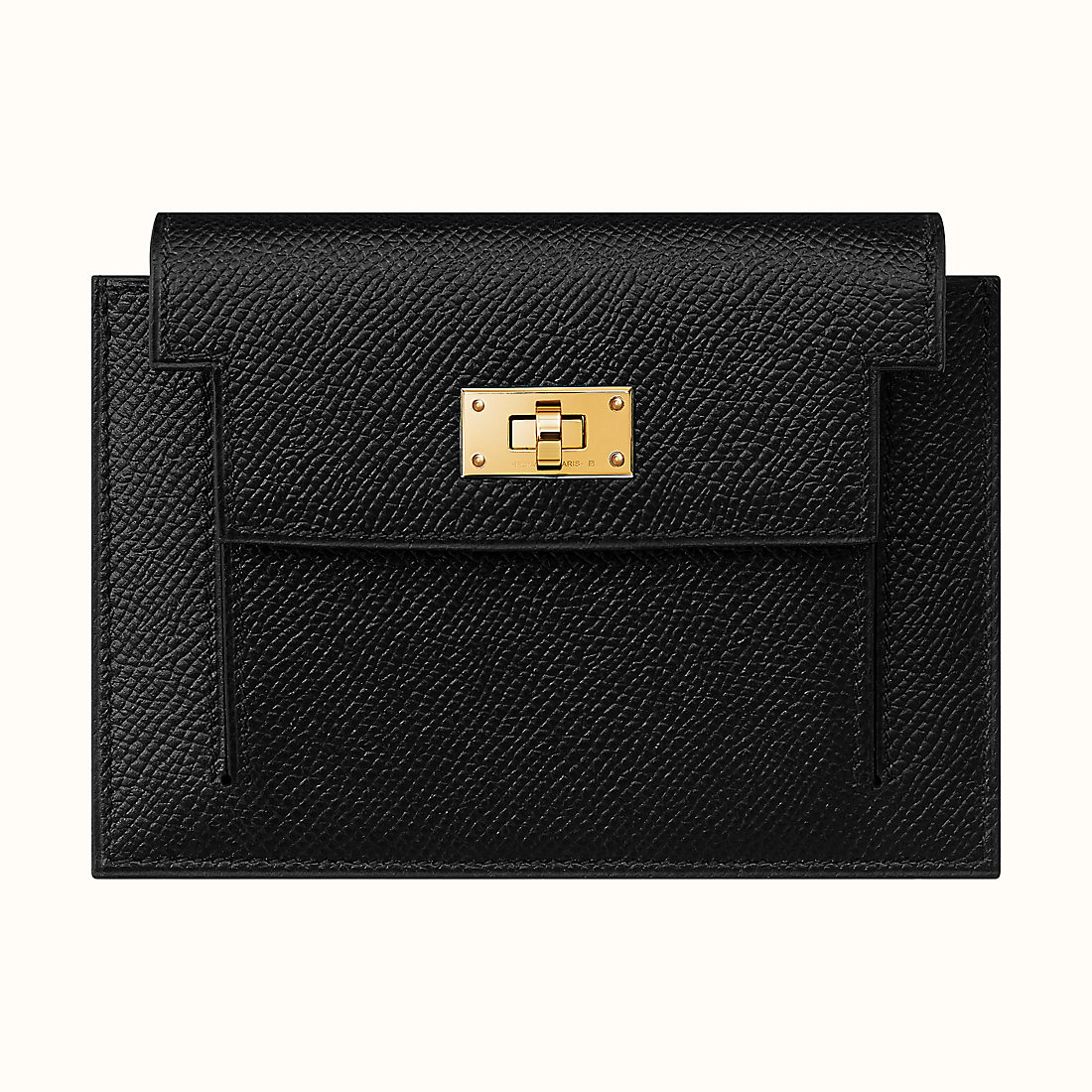 香港東區西河灣 小西灣 Hermes Kelly Pocket 短錢包 CC89 黑色