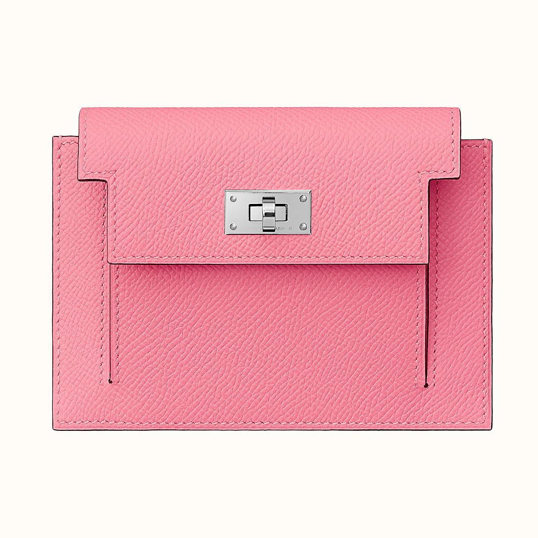 大嶼山區東湧 Hong Kong Hermes Kelly Pocket wallet 短錢包 1Q Rose Confetti