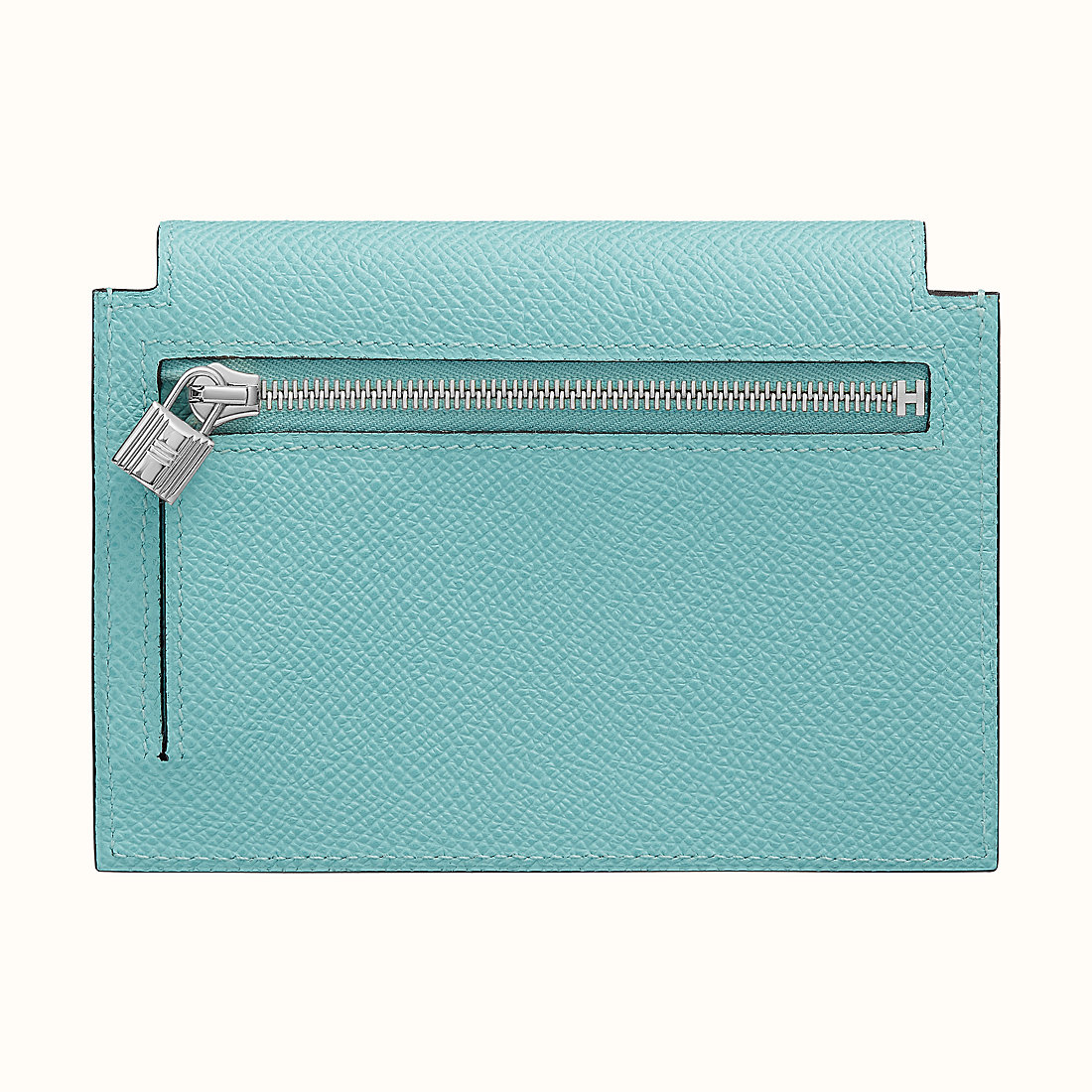 大嶼山區愉景灣 Hong Kong Hermes Kelly pocket compact wallet 3P Blue Atoll