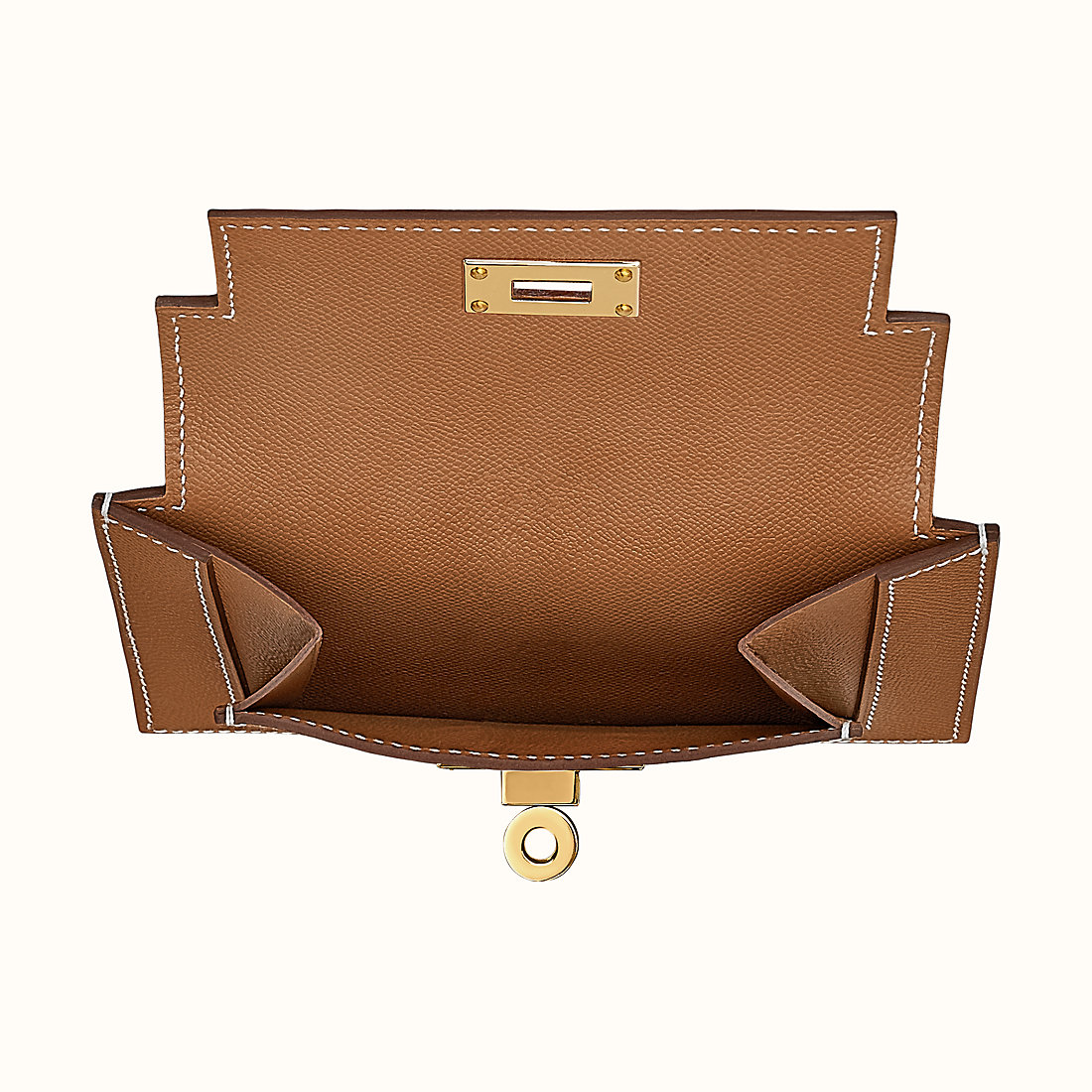 Hong Kong Hermes Kelly pocket 短錢包 卡包 Madame小牛皮