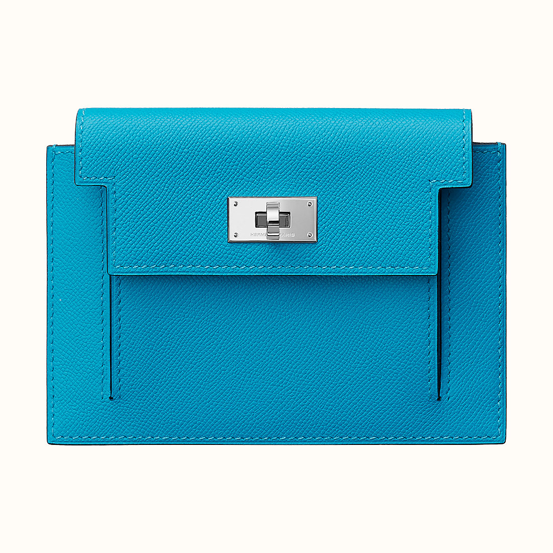 香港九龍城區紅磡 九龍城 Hong Kong Hermes Kelly pocket CK0F Bleu Frida