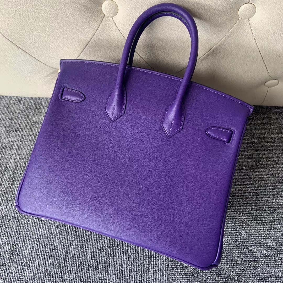Vietnam  Hanoi Hermes Handbag Birkin 25cm Swift 9W Crocus 梦幻紫
