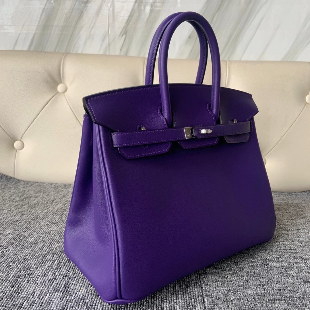 Vietnam  Hanoi Hermes Handbag Birkin 25cm Swift 9W Crocus 梦幻紫