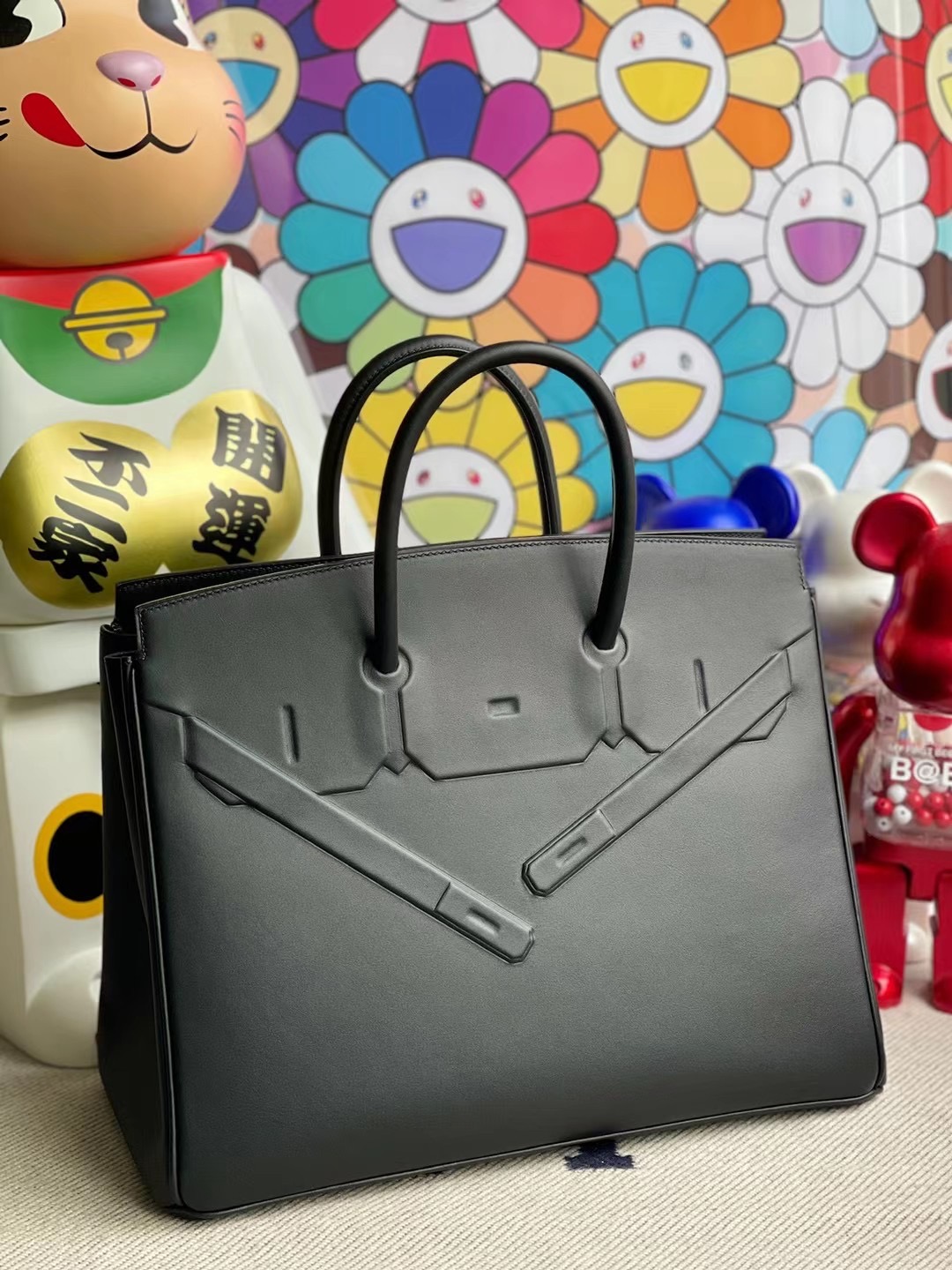 愛馬仕鉑金包價格多少錢 Hermes Birkin 35cm CK89 Noir 黑色 幻影 Shadow Swift calfskin