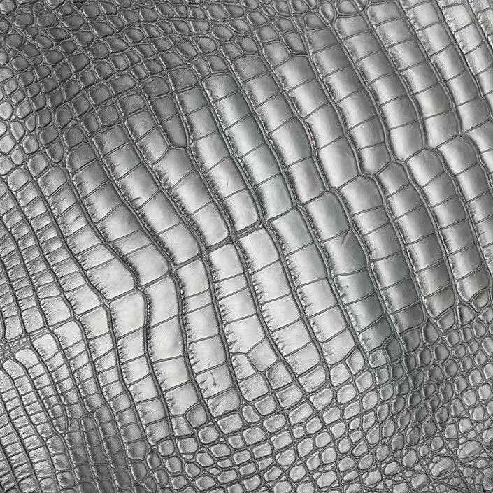 愛馬仕皮革分類有幾種材質 Hermes 88 Graphite 石墨灰 霧面美洲鱷魚