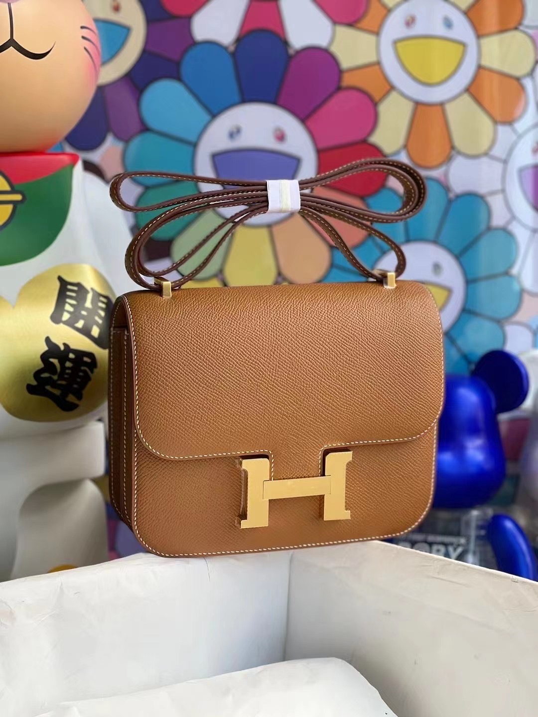 愛馬仕康康公價是多少 Hermes Constance 19 Epsom 37 Gold 金棕色 金扣