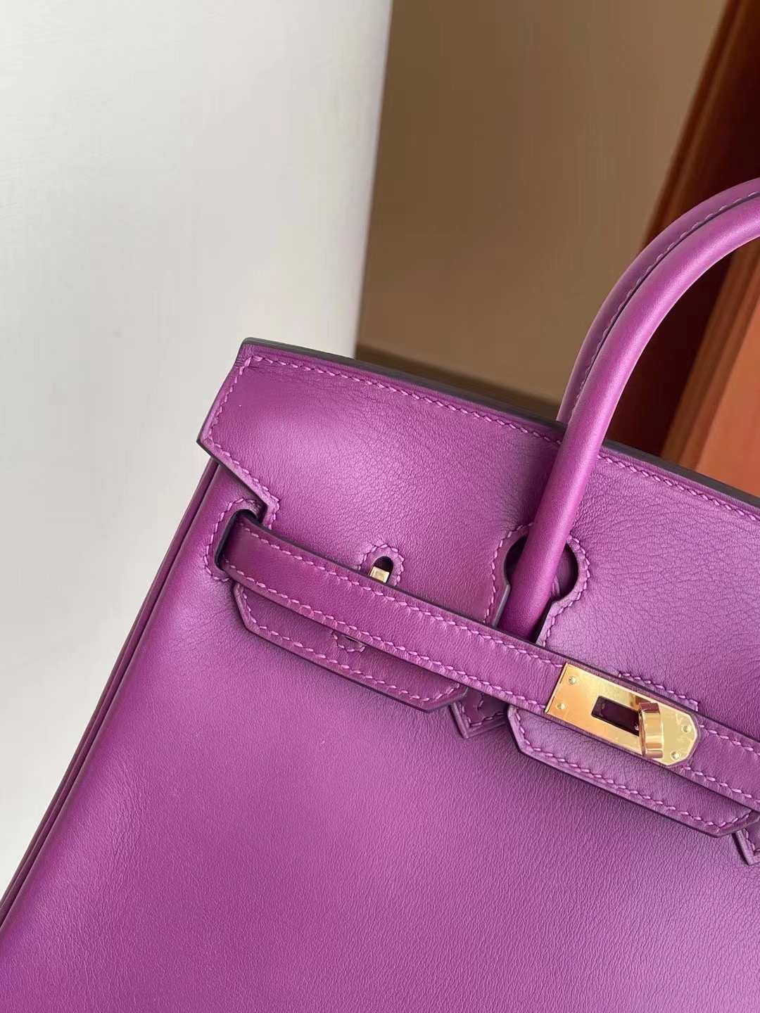 Hermes, Birkin 35, P9 Anemone, Epsom Calfskin leather