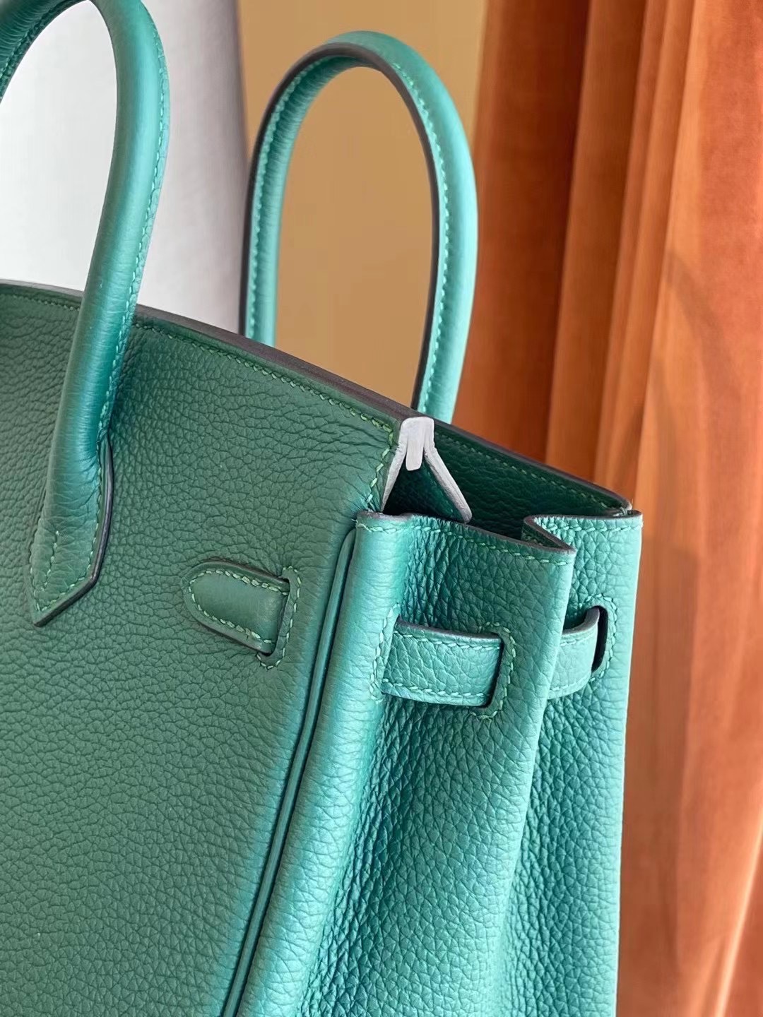 愛馬仕鉑金包圖片及價格 Hermes Birkin 25 Togo Z6 Malachite 孔雀綠 金扣