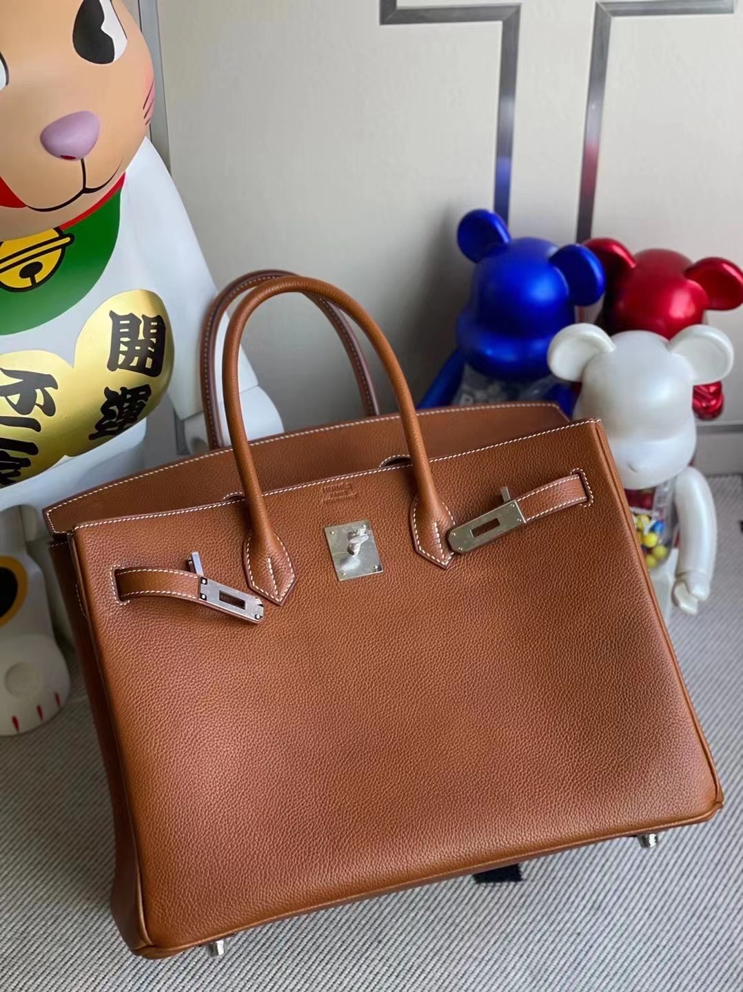 愛馬仕鉑金包價格 Hermes Birkin 35 Barenia Faubourg 馬鞍皮 34 Fauve