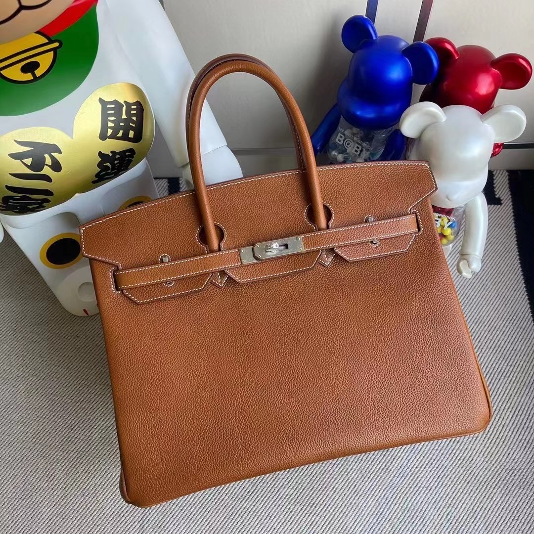 愛馬仕鉑金包價格 Hermes Birkin 35 Barenia Faubourg 馬鞍皮 34 Fauve