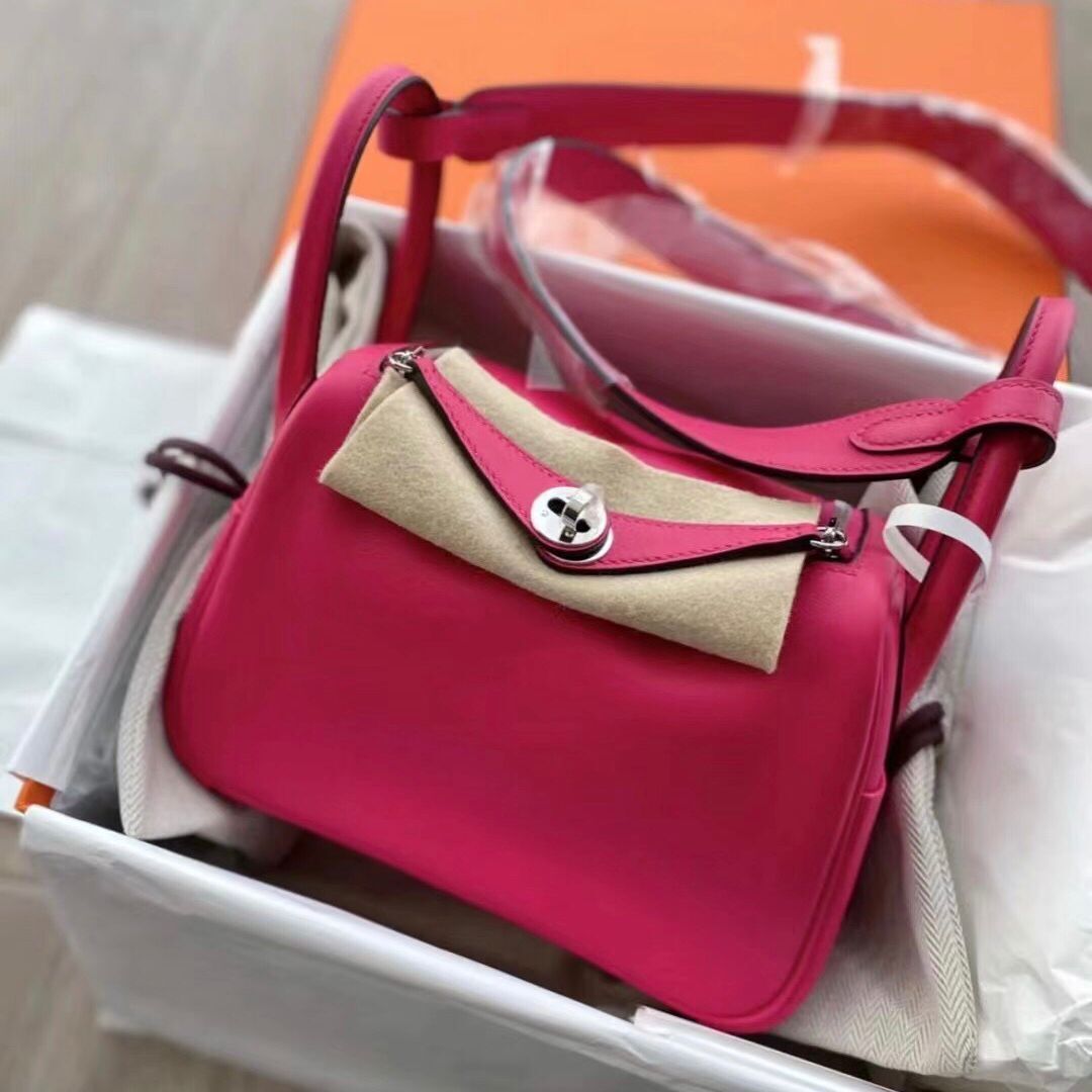 Hermes Lindy mini Swift 0D墨西哥粉 Rose Mexico