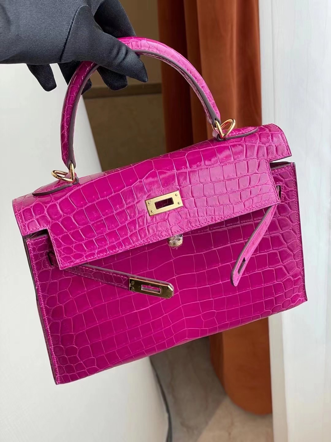 愛馬仕凱莉包 Hermes Kelly 25cm J5 Rose Sheherzade 天方夜譚紫