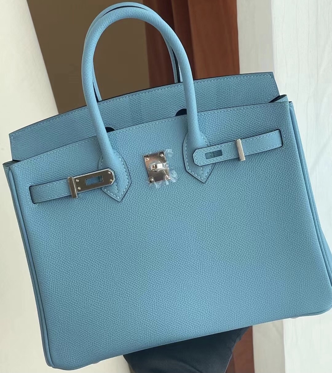 愛馬仕鉑金包官網價格 Hermes Birkin 25cm Epsom P3 Bleu Du Nord 北方藍