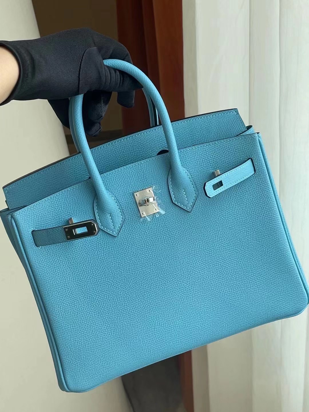 愛馬仕鉑金包官網價格 Hermes Birkin 25cm Epsom P3 Bleu Du Nord 北方藍