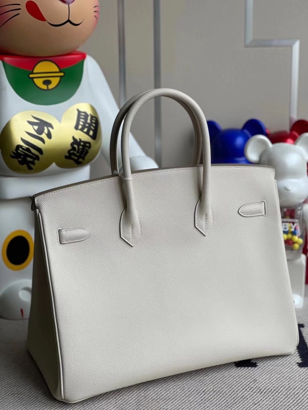 愛馬仕鉑金包30的價格 Hermes Birkin 35 Epsom CC10 奶昔白 Craie 金扣