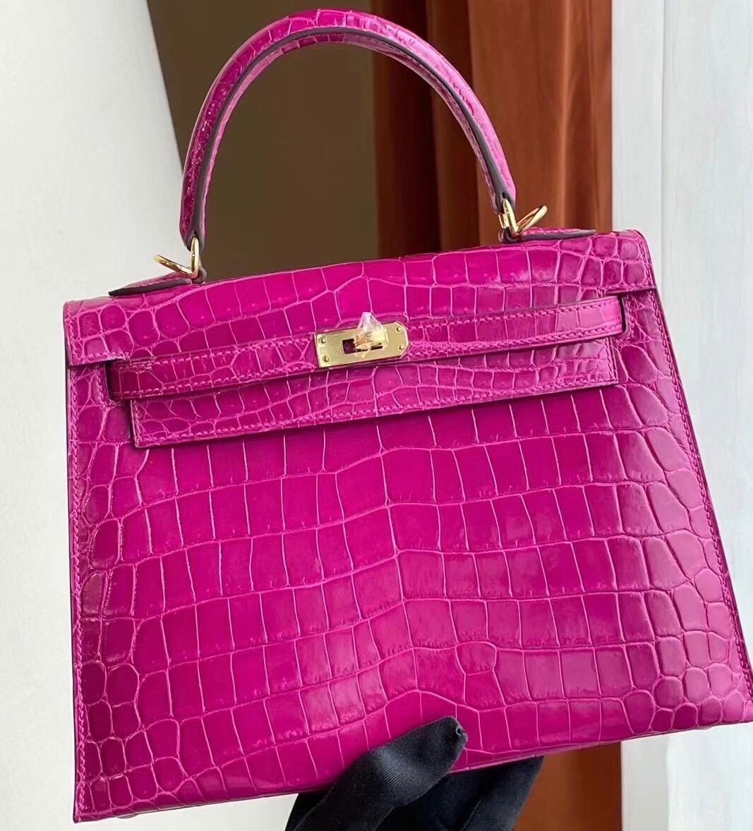 愛馬仕凱莉包 Hermes Kelly 25cm J5 Rose Sheherzade 天方夜譚紫