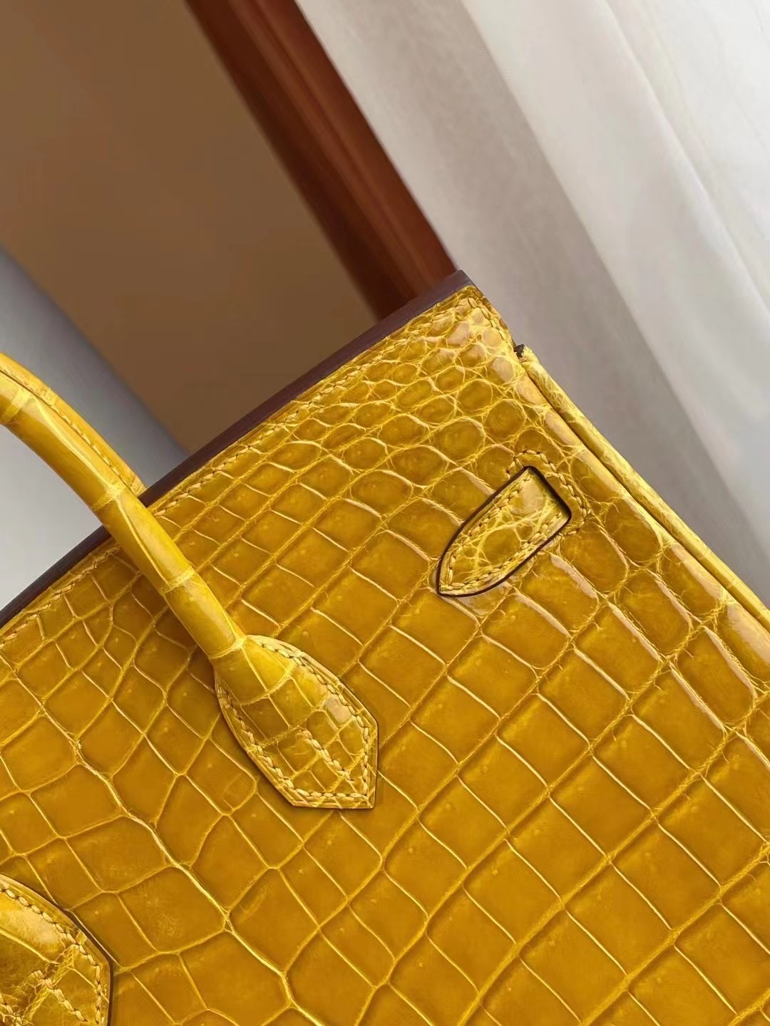 愛馬仕鉑金包圖片 Hermes Birkin 25cm 9D Jaune Amber 琥珀黃 招財黃