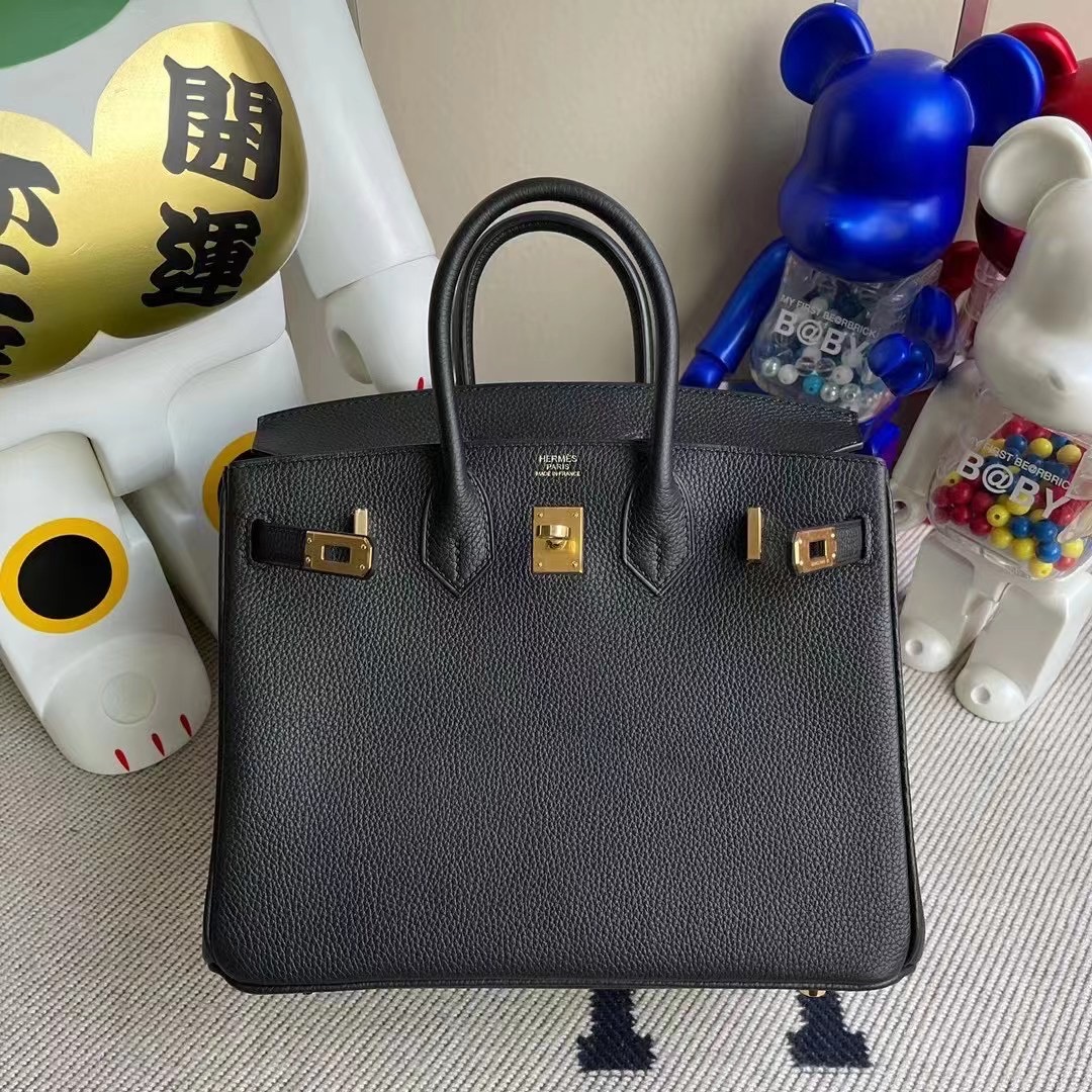 Australia Hermes Birkin 25cm Togo 89 Noir 黑色 禦用原廠小牛皮 金扣